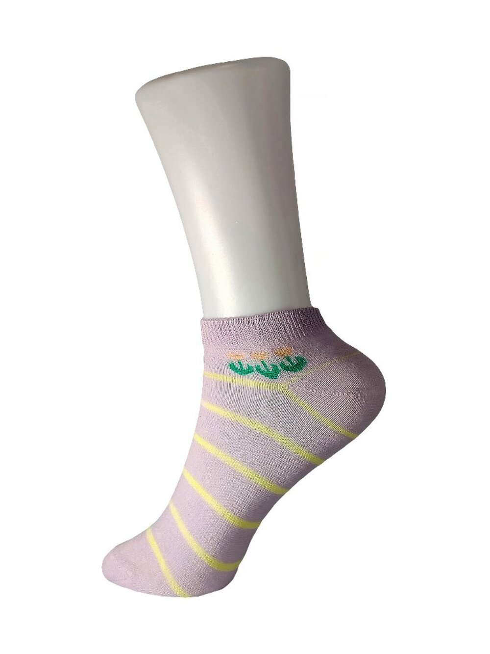 5 Pairs Tutuanna Socks - Pink & Yellow Tuip